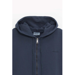 CARHARTT WIP CARBON HOODED BENTON SWEAT JACKET